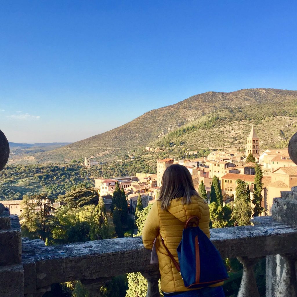 Vistas a los alrededores de Tívoli desde la Villa d'Este.