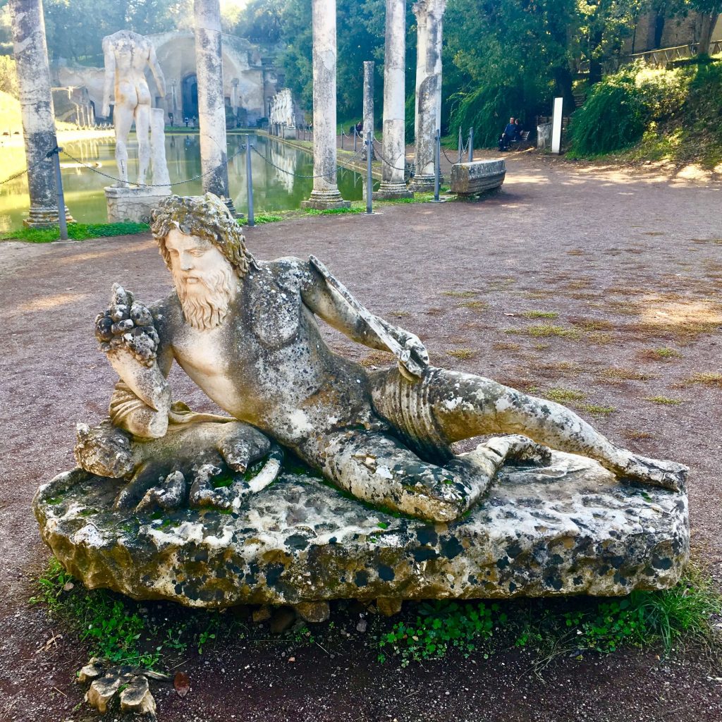 El dios Baco en la Villa Adriana.