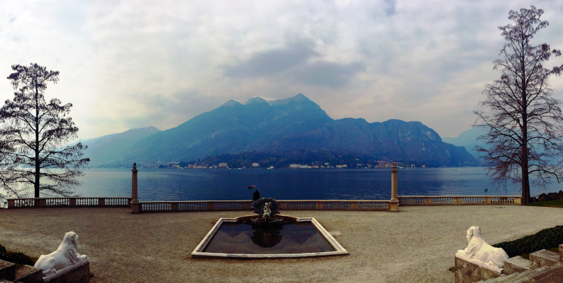 Vistas al Lago Como desde Villa Melzi.