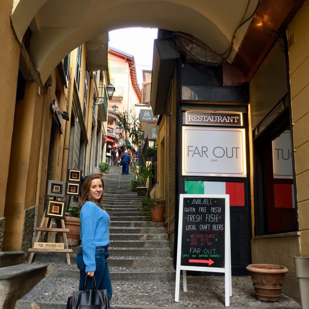 Las pintorescas calles de Bellagio.