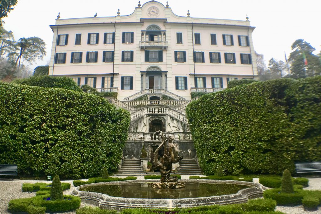 Edificio de la Villa Carlotta, en Tremezzo.